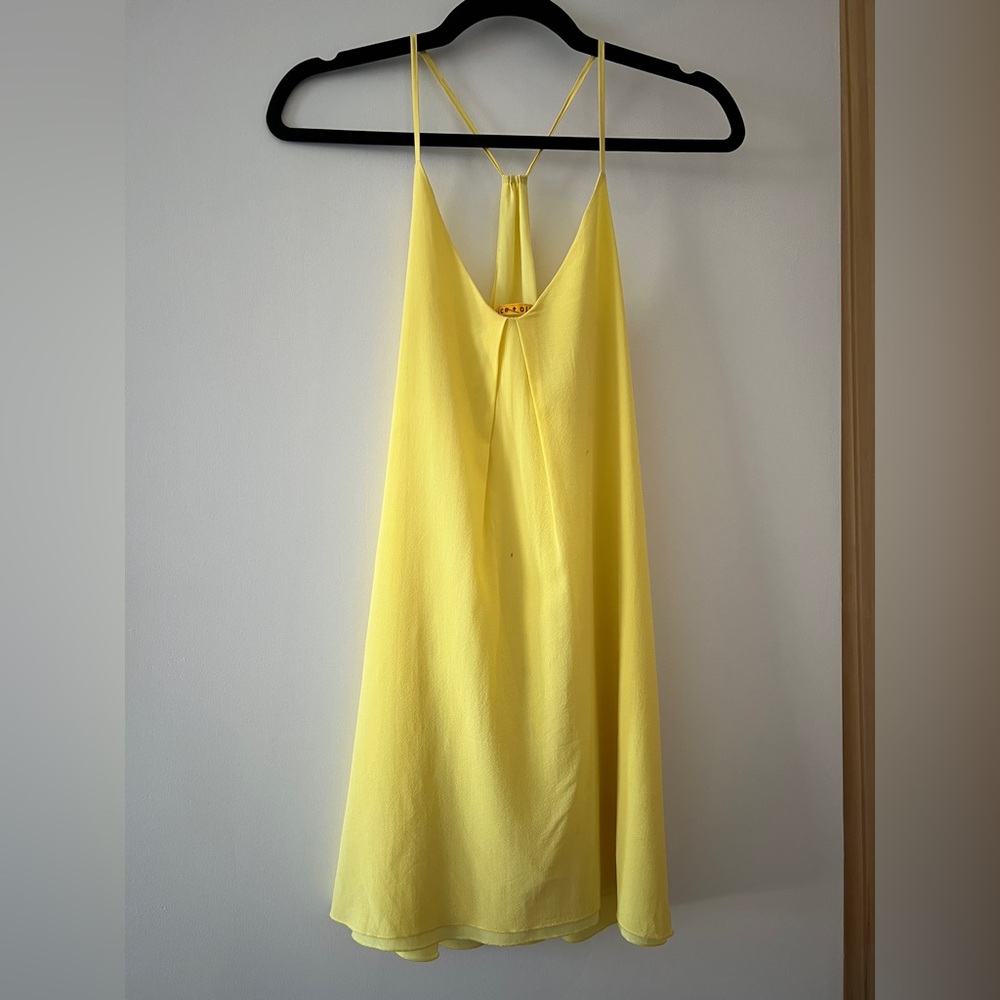 Alice & Olivia Silk Fierra Y Back Dress SZ S/P